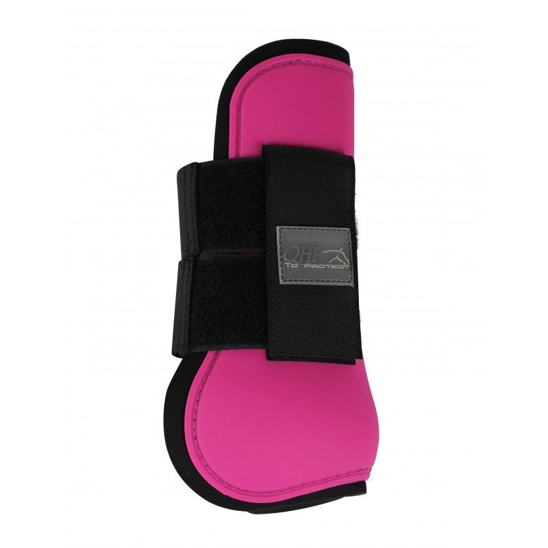 QHP Tendon Boots Shet / Fuchsia - Eqclusive  - 4