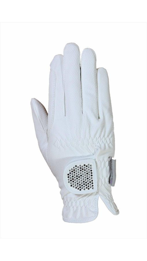 HAUKESCHMIDT Magic Tack Gloves 6 / White / Chessboard - Eqclusive  - 15